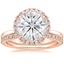 14KR Moissanite Vienna Diamond Bridal Set (1/2 ct. tw.), smalltop view