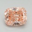3.07 Ct. Fancy Vivid Pink Cushion Lab Grown Diamond