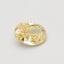 0.33 Ct. Fancy Intense Yellow Oval Lab Grown Diamond