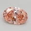 1.70 Ct. Fancy Intense Pink Oval Lab Grown Diamond