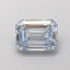 1.01 Ct. Fancy Light  Blue Emerald Lab Grown Diamond