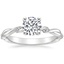 18K White Gold Cleo Diamond Ring, smalltop view