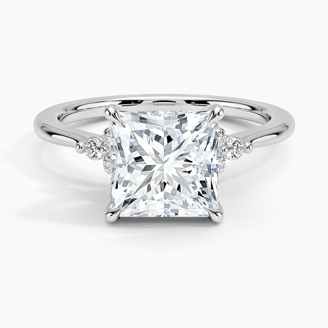 18K White Gold Melody Diamond Ring