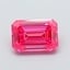 1.26 Ct. Fancy Vivid Pink Emerald Lab Grown Diamond