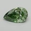 0.60 Ct. Fancy Vivid Green Pear Lab Grown Diamond