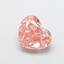 2.38 Ct. Fancy Intense  Pink Heart Lab Grown Diamond