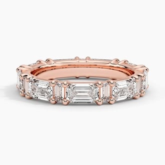 Frances Eternity Lab Diamond Ring in 14K Rose Gold