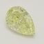 0.70 Ct. Fancy Light Yellow Pear Diamond