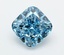 3.05 Ct. Fancy Vivid  Blue Cushion Lab Grown Diamond