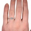The Nuna Ring, smallzoomed in top view on a hand