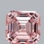 2.51 Ct. Fancy Vivid Pink Asscher Lab Grown Diamond