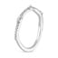 18K White Gold Luxe Willow Contoured Diamond Ring (1/5 ct. tw.), smallside view