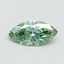 0.54 Ct. Fancy Vivid Green Marquise Lab Grown Diamond