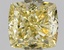 1.20 Ct. Fancy Intense Yellow Cushion Lab Grown Diamond