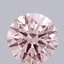 3.06 Ct. Fancy Intense  Pink Round Lab Grown Diamond