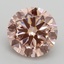 3.01 Ct. Fancy Intense Pink Round Lab Grown Diamond