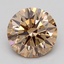 1.53 Ct. Fancy Light  Brown Round Lab Grown Diamond