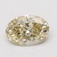 1.02 Ct. Fancy Yellow Oval Lab Grown Diamond
