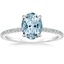 18K White Gold Demi Three-Quarter Coverage Diamond Ring (1/3 ct. tw.), smalltop view