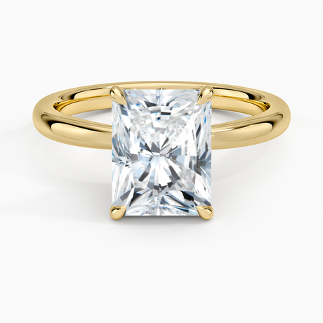 Petal 2mm Solitaire Engagement Ring