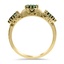 Three-Stone Sapphire Ring, smallside view