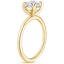 18K Yellow Gold Audrey Perfect Fit 1.4mm Solitaire Ring, smallside view