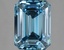 2.24 Ct. Fancy Vivid Blue Emerald Lab Grown Diamond