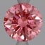 1.08 Ct. Fancy Vivid Pink Round Lab Grown Diamond