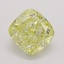 1.04 Ct. Fancy Intense Yellow Cushion Diamond