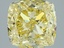 4.03 Ct. Fancy Intense Yellow Cushion Lab Grown Diamond