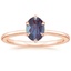 14K Rose Gold Petite Esme 1.5mm Ring, smalltop view