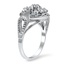 The Yumi Ring, smalltop view on a hand
