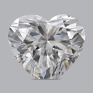 Heart diamond — real photo
