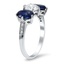 The Chalina Ring, smalltop view on a hand