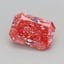 0.61 Ct. Fancy Vivid Pink Radiant Lab Grown Diamond