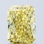 1.58 Ct. Fancy Vivid Yellow Radiant Lab Grown Diamond