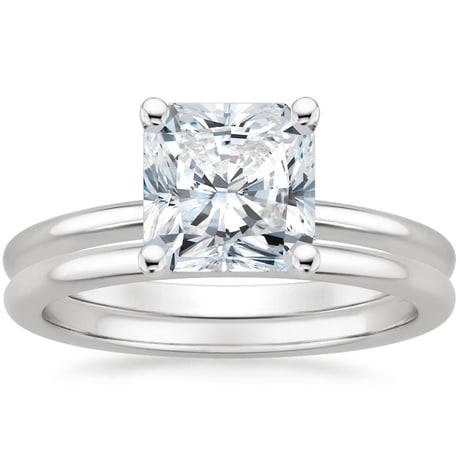 18K White Gold Perfect Fit Bridal Set