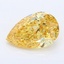 1.01 Ct. Fancy Intense Yellow Pear Lab Grown Diamond