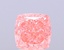 2.58 Ct. Fancy Pink Cushion Lab Grown Diamond