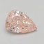 0.79 Ct. Fancy Intense Pink Pear Lab Grown Diamond