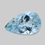 15.9x9.9mm  Blue  Pear   Aquamarine
