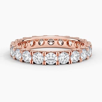 Quinn Diamond Eternity Ring (2 ct. tw.) in 14K Rose Gold