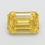 3.55 Ct. Fancy Intense Yellow Emerald Lab Grown Diamond