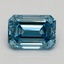 2.03 Ct. Fancy Vivid Blue Emerald Lab Grown Diamond