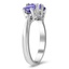 The Moir Ring, smalltop view on a hand