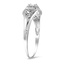 The Cleone Ring, smalltop view on a hand