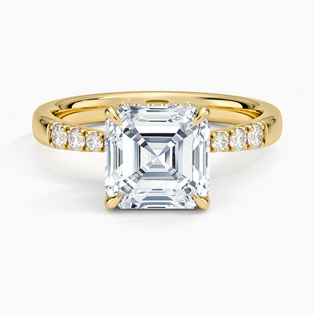 Bella Hidden Halo Diamond Ring