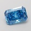 2.40 Ct. Fancy Vivid Blue Radiant Lab Grown Diamond