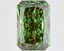 4.41 Ct. Fancy Vivid Green Radiant Lab Grown Diamond