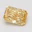 1.00 Ct. Fancy Vivid Yellow Radiant Lab Grown Diamond